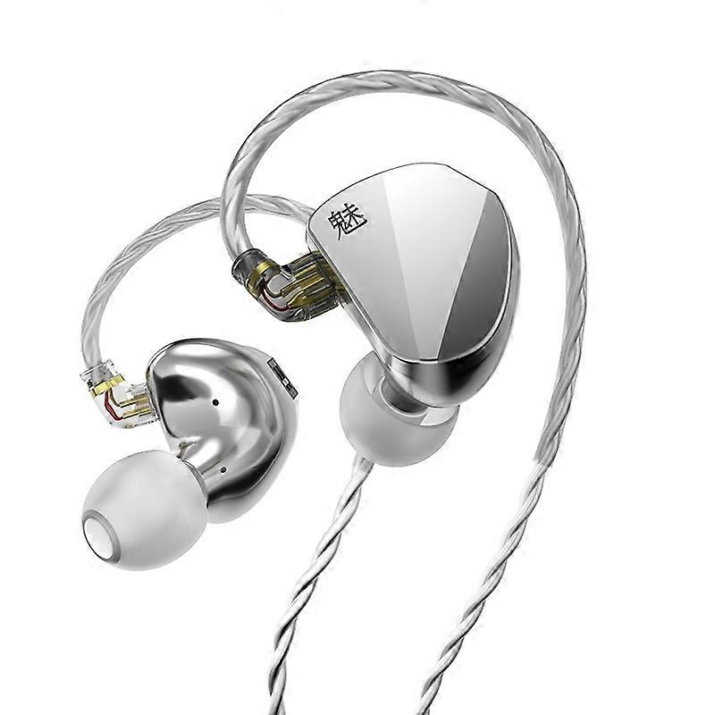 CVJ In Ear Wired Switch Earphone Silver