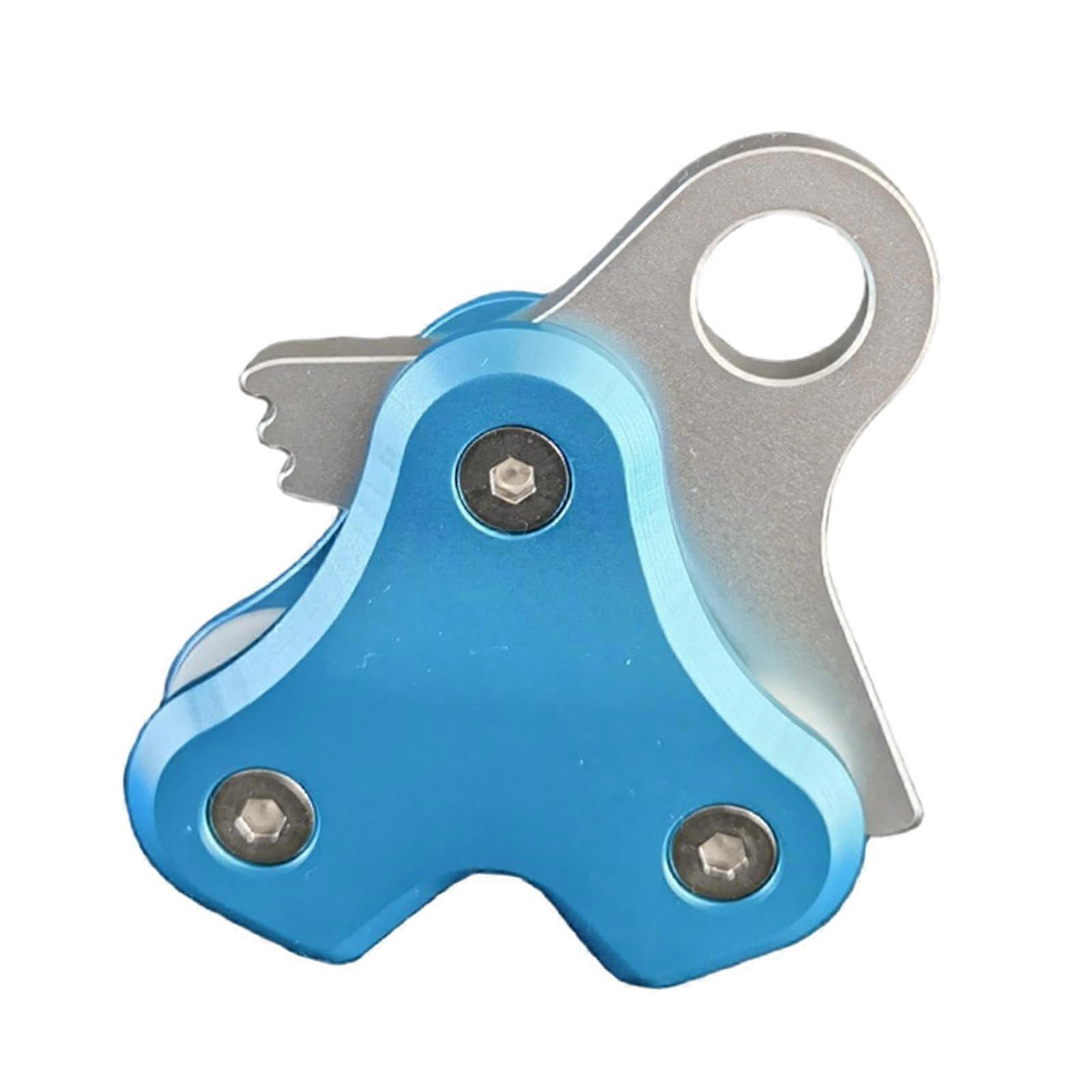 Scuba Diving Pulley, Diving Equipment, Buoy, Aluminum Alloy, Smooth Diving, Speed Metal Rope Retractor, Blue
