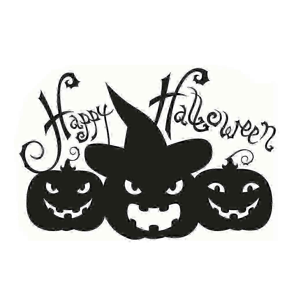 Spooky pumpkin wall decals for classic UK Halloween styling