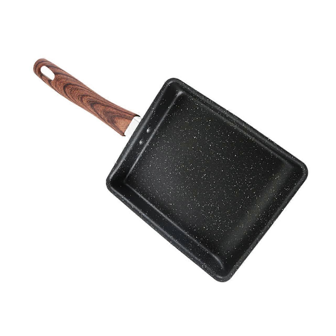 Non-Stick Tamagoyaki Egg Pan with Ergonomic Handle for Easy Cooking and Wall Mount Storage