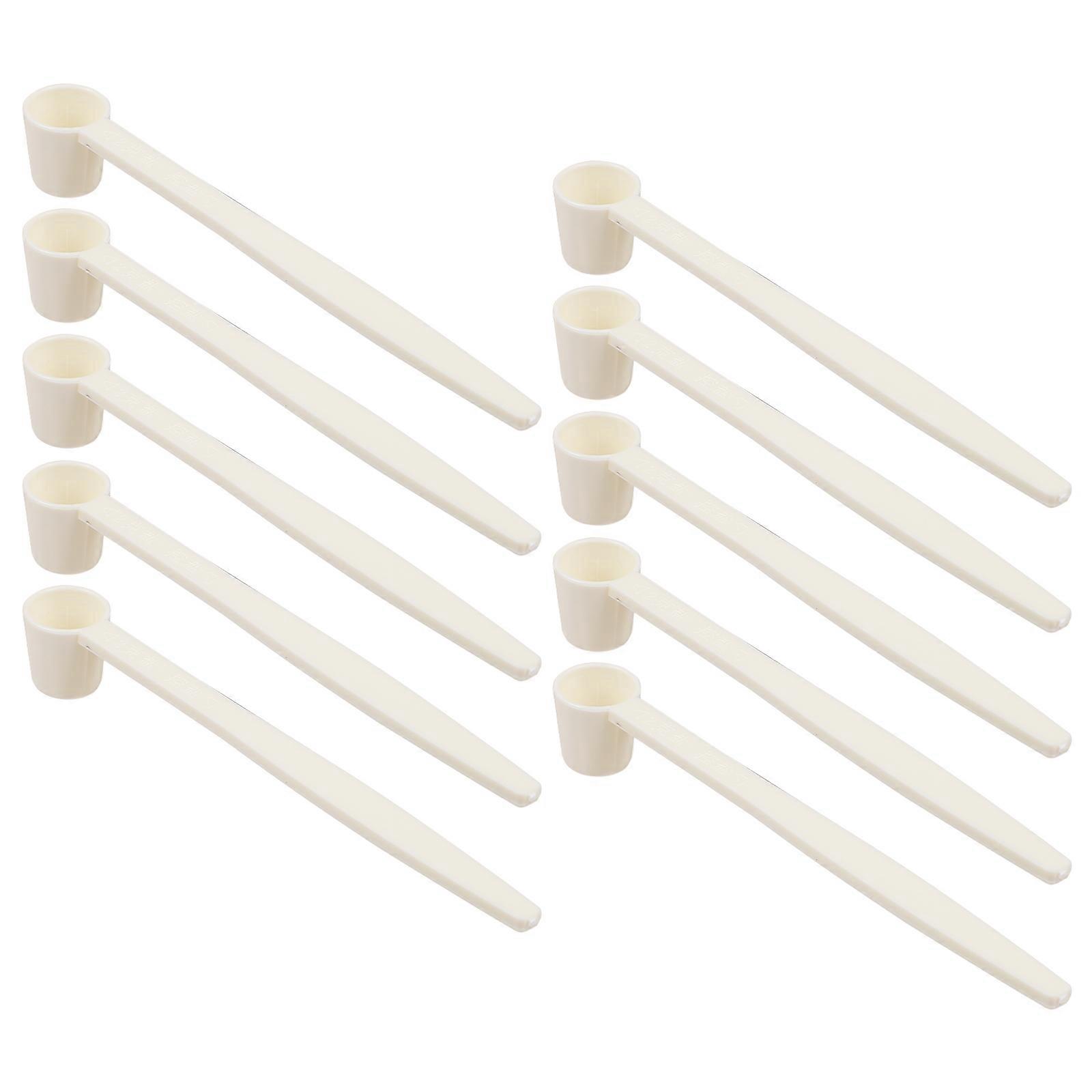 Mini Spoons Kitchen Gadgets White Sturdy Material for 50Pcs