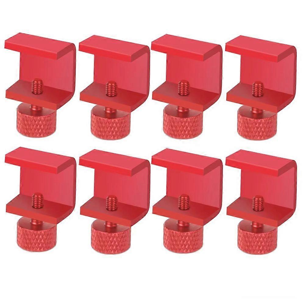 8pcs 3D Printer Parts Platform Heated Adjustable Bed Clip Red