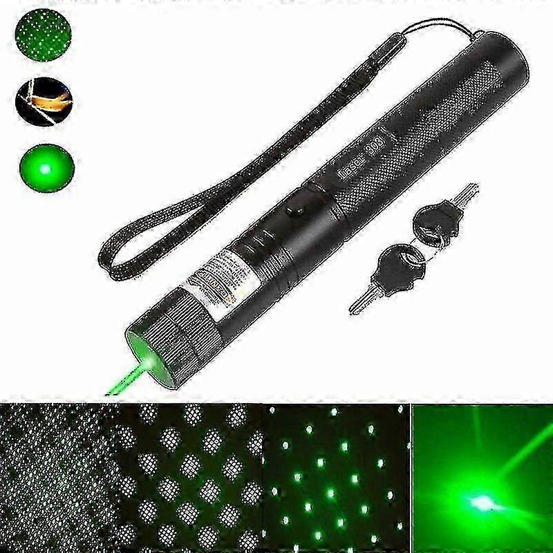 Leistungsstarker Pointer 532nm High Pointer, Amuse Cat mit 10000m Reichweite USB Taschenlampe für Gypsophila