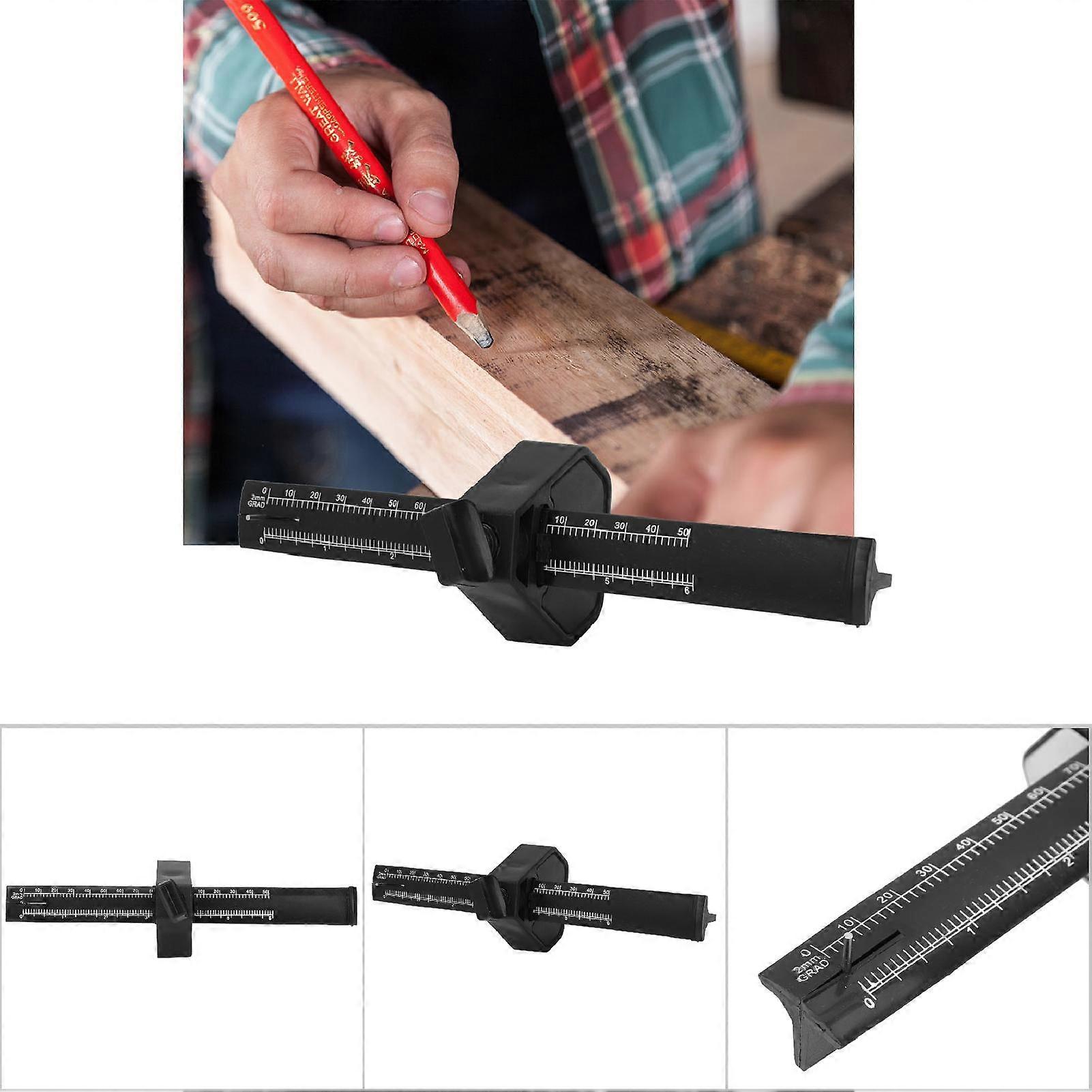 0-150mm Parallel Marking Gauge Marker Scriber with Scale Woodworking Marking Tool