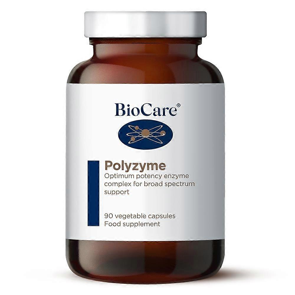 Biocare Polyzyme 90 capsules - 3 Pack