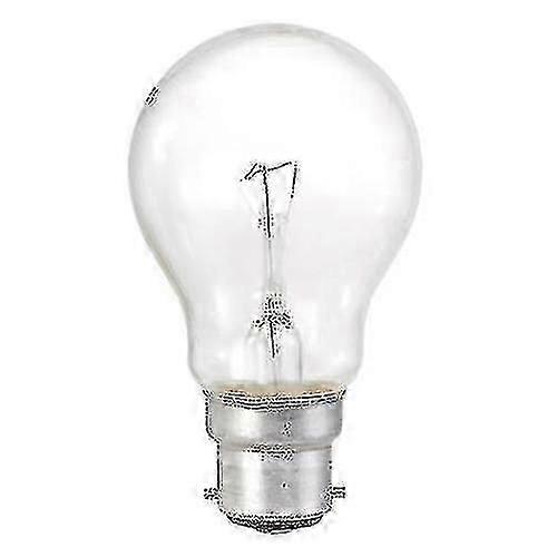 10 Pack 60w Bc B22 Clear Classic Light Bulbs, Bayonet Cap