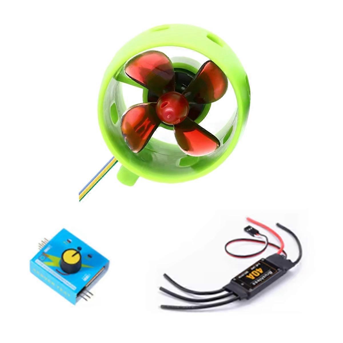 DC 12V-24V Boot Strahlruder Motor 4 Blatt -Propeller Propeller