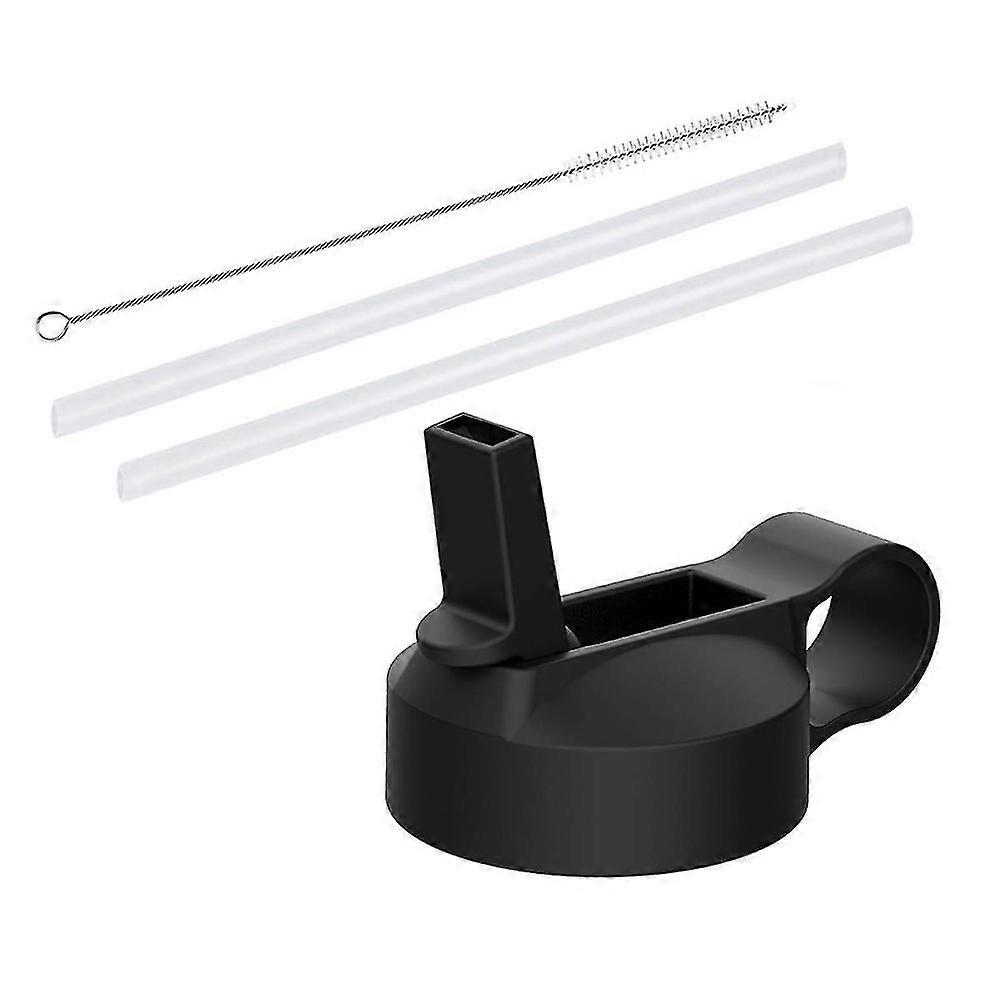 18-64oz広口ウォーターボトルカバーカップハイドロフラスコ用ストローフリップリッドキャップ