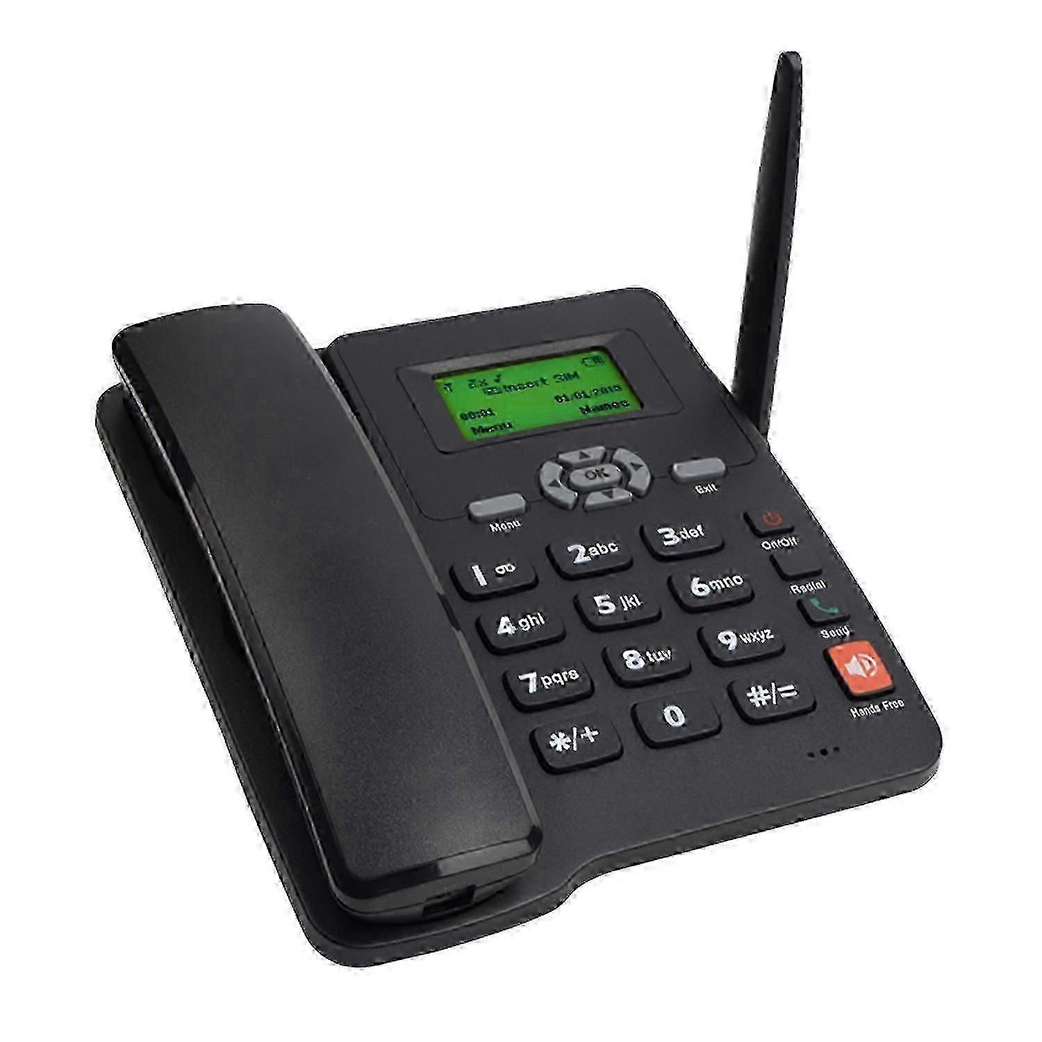 Cordless Desktop Telephone with Dual SIM Card Support for 2G Fixed Wireless Ph