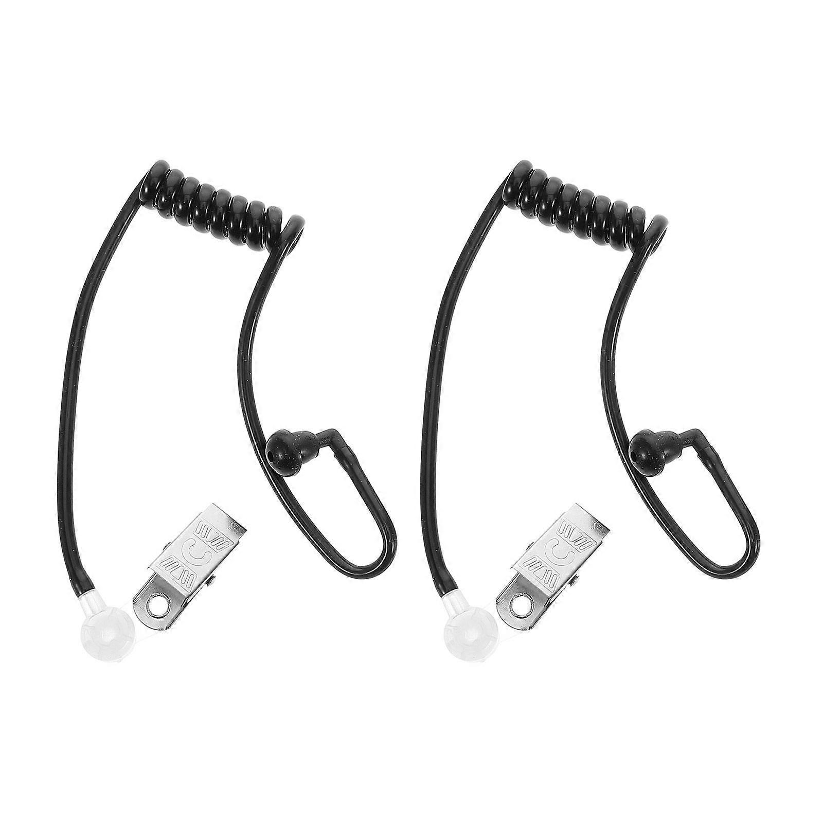 2 ensembles détective cosplay accessoires écouteur micro jouet écouteur flexible micro accessoire écouteur micro jouets enfants accessoire simulé écouteur micro jouet