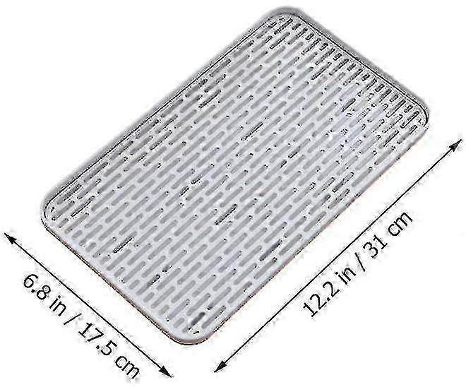 Double-layer detachable dish draining mat, fast drainage, durable and practical