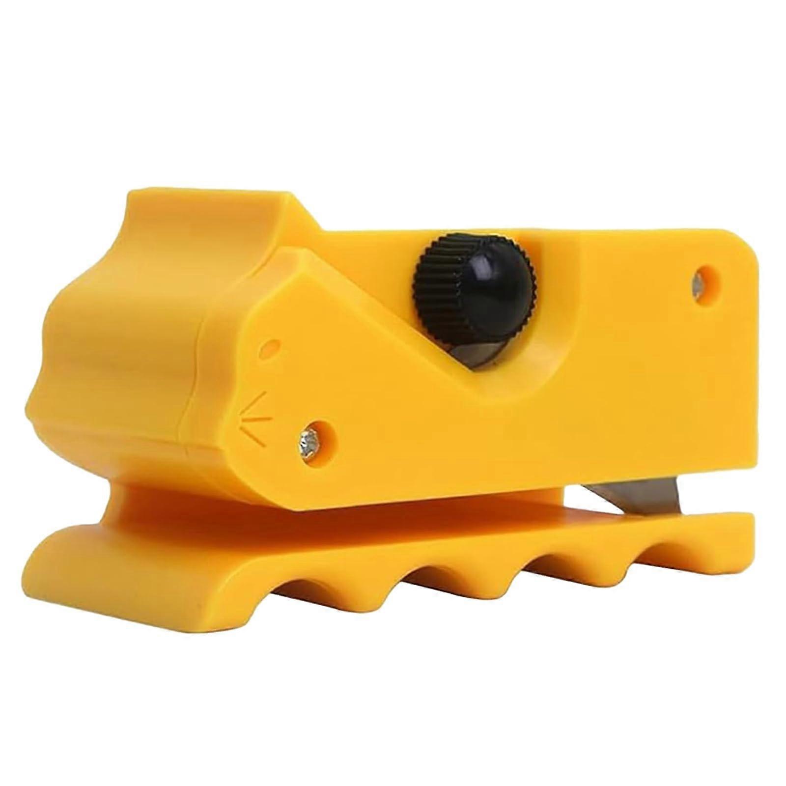 Cardboard Cutter for Cat Scratcher ABS Material Cutter with Adjustable Settings (Yellow)