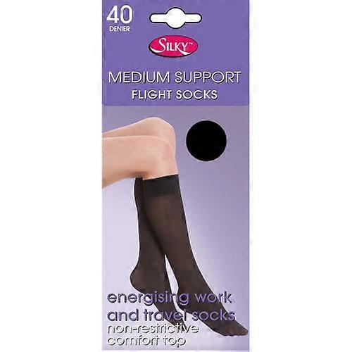 Silky Womens/Ladies Support Flight Socks (1 Pair)