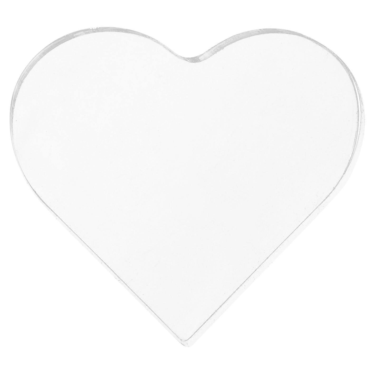 Transparent Acrylic Boards for DIY Projects with Smooth Edges and Light Weight Design 6.3 Inches
