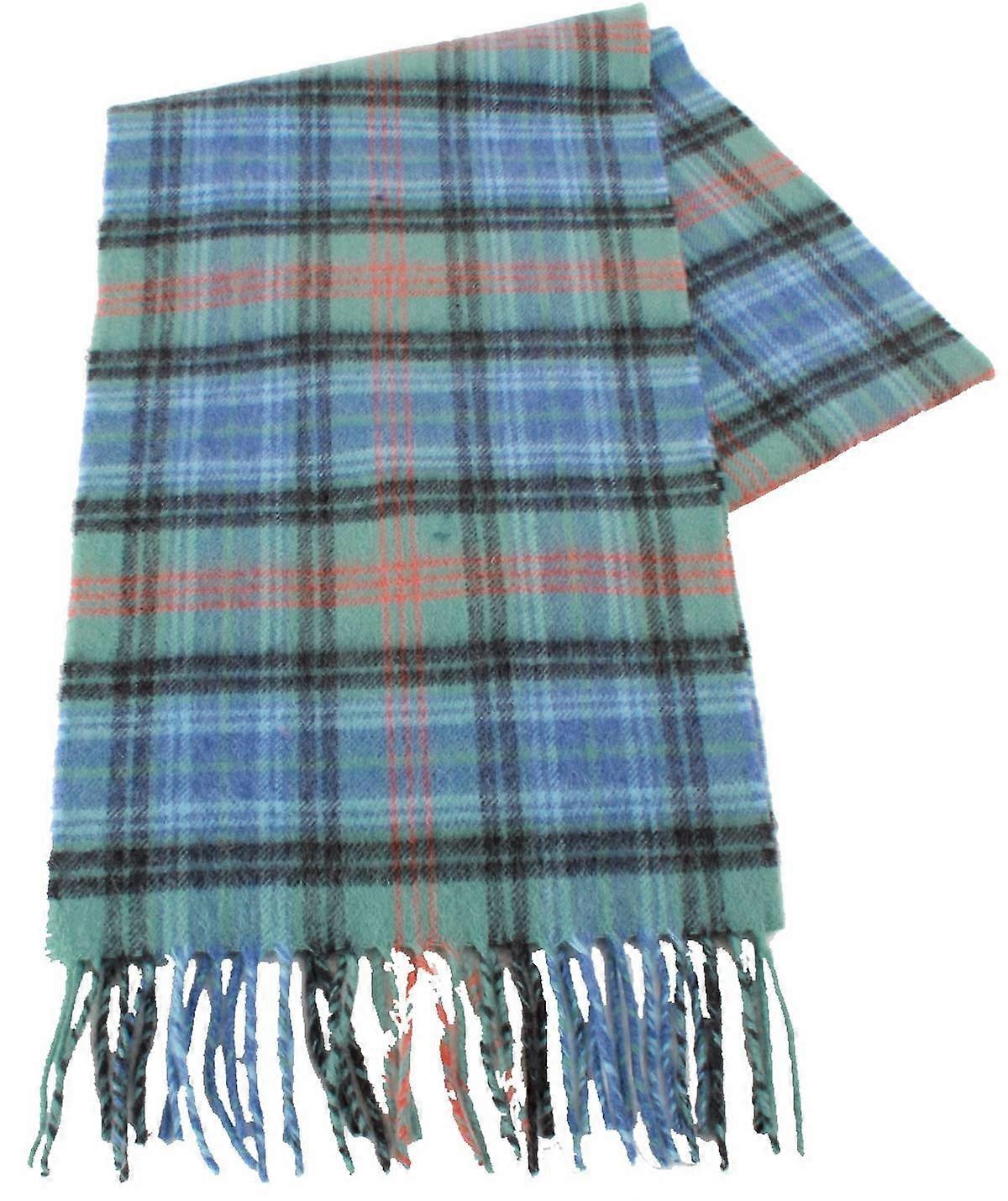 Locharron of Scotland Beau Locharron Hunting Ancient Cashmere Scarf - Blue/Green