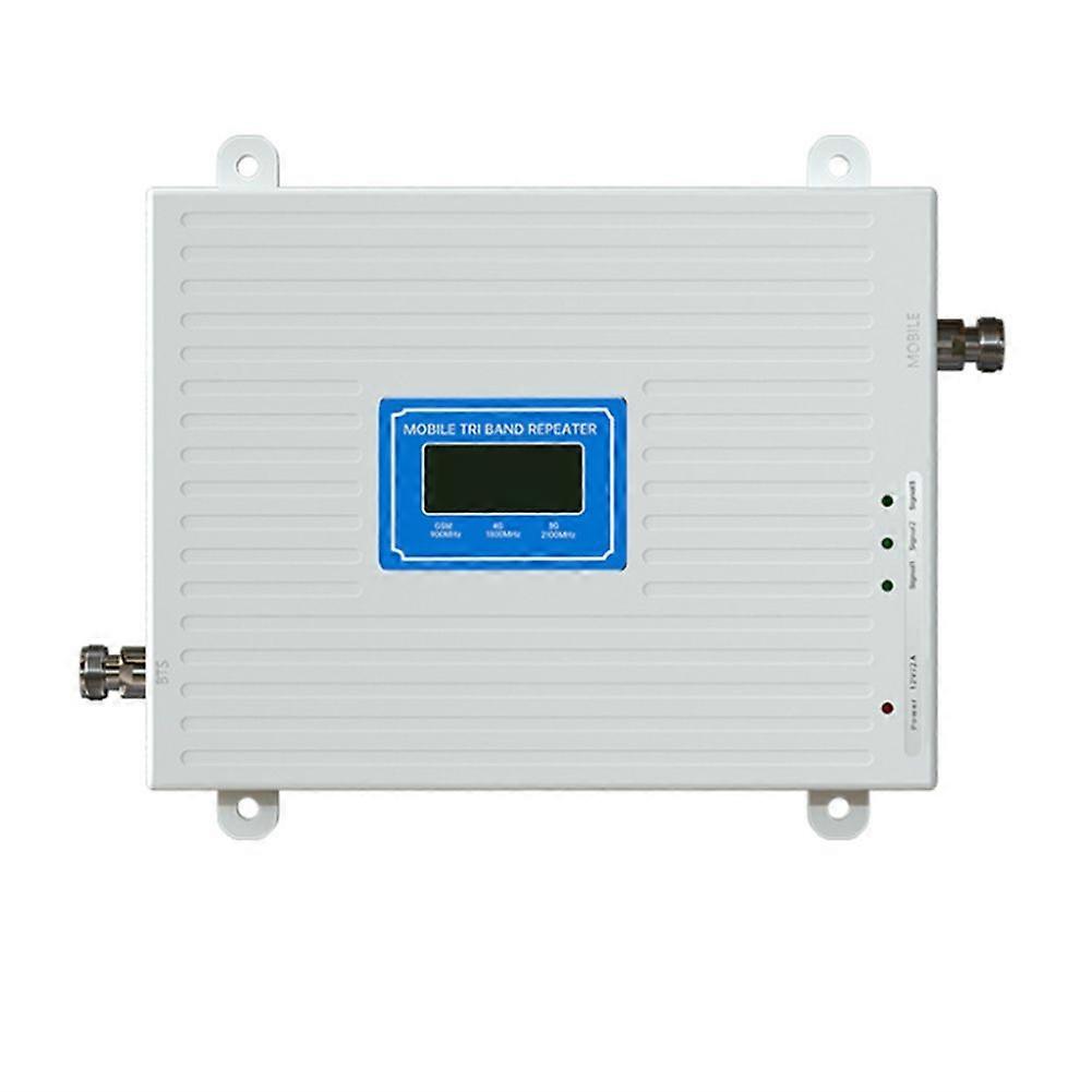 2G 3G 4G LTE Amplifier Band1/7/8 Booster GSM WCDMA UMTS LTE Cellular Repeater 900/2100/2600Mhz Amplifier EU Plug