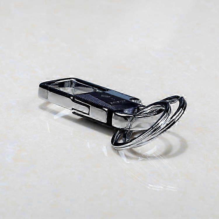 Black Mens Multifunctional Metal Key Ring, Bottle Opener