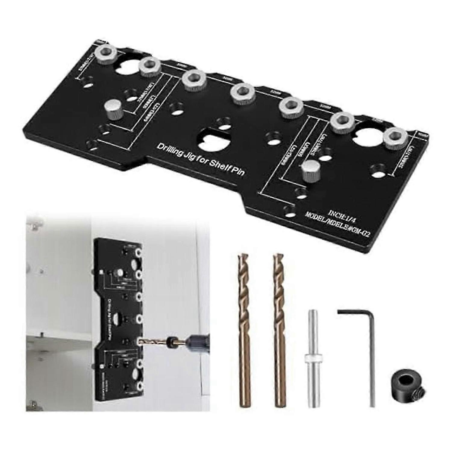Shelf Pin Jig Shelf Pin Guide Precise Cabinet Mounting Template Jig