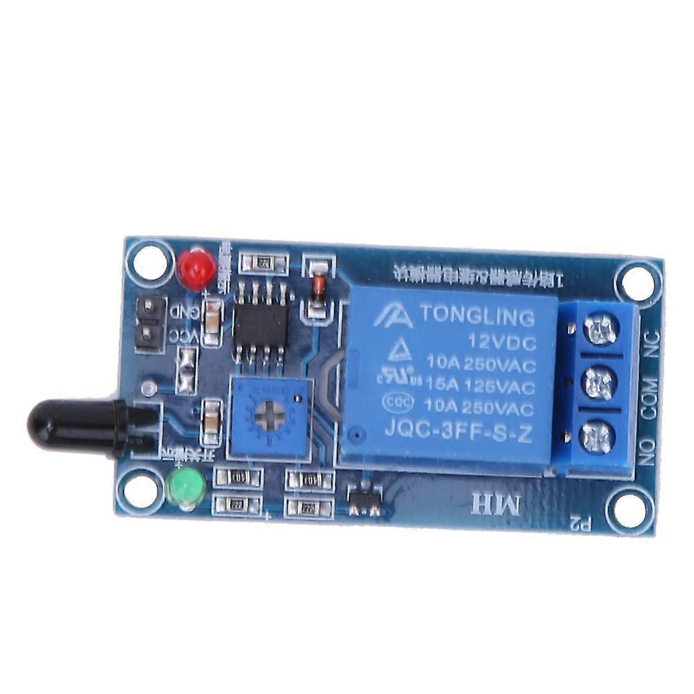 Module de détection d'incendie infrarouge, module de relais de détection de flamme 12 V CC 760 à 1 100 nm