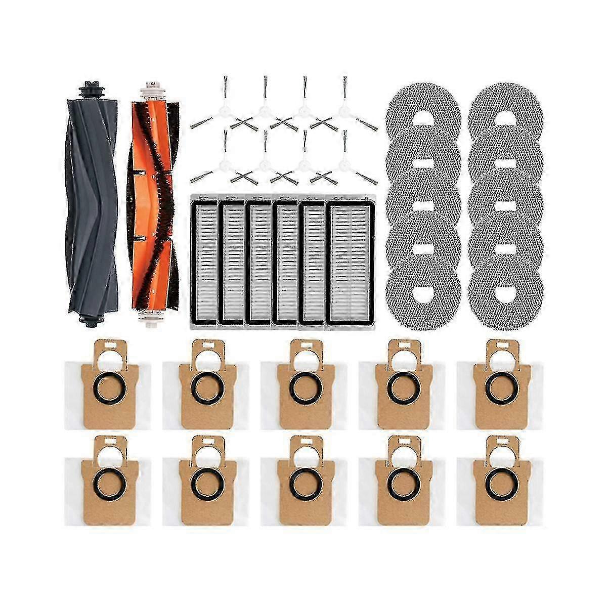 For L10s Ultra / S10 Pro For Omni 1s B101cn Robot X10+ Robot Vacuum Main Side Brush Filter Mop Part f74 2025