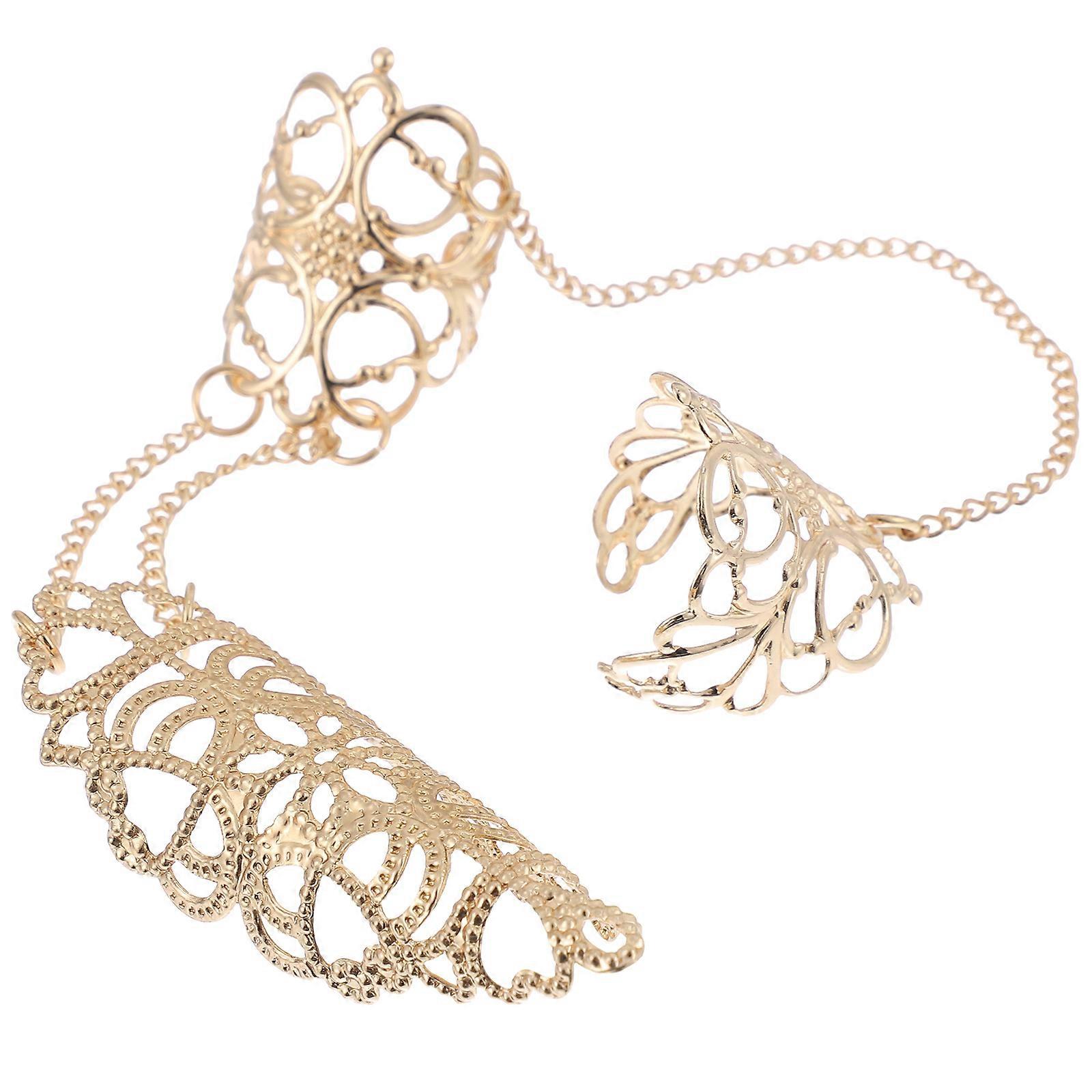 Gothic Claw Ring Metal Finger Ring for Decoration 4Pcs Set