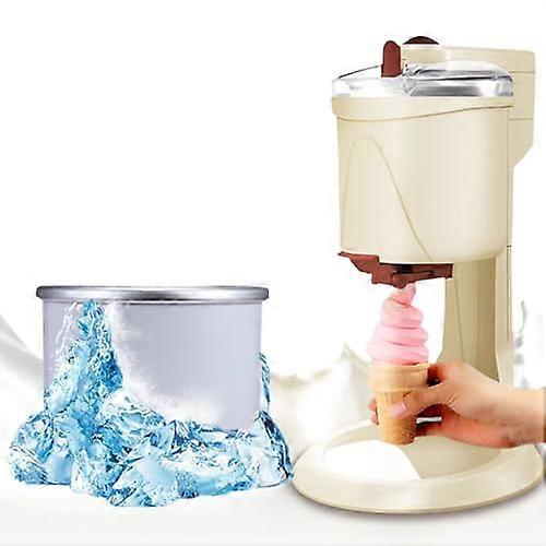 Automatic Soft Serve Ice Cream Maker For Home Kitchen, 1.5 Qt Stainless Steel, One Button Operation, Yogurt Sorbet Maker