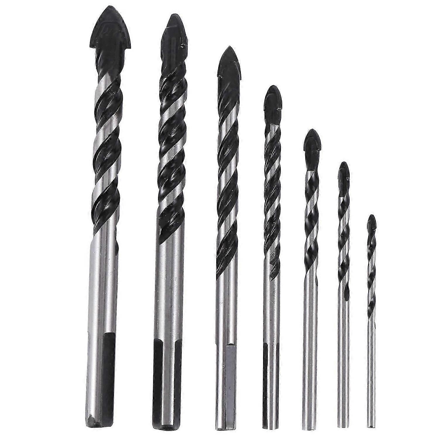Tungsten Carbide Drill Bit Set (3 4 5 6 8 10 12mm)
