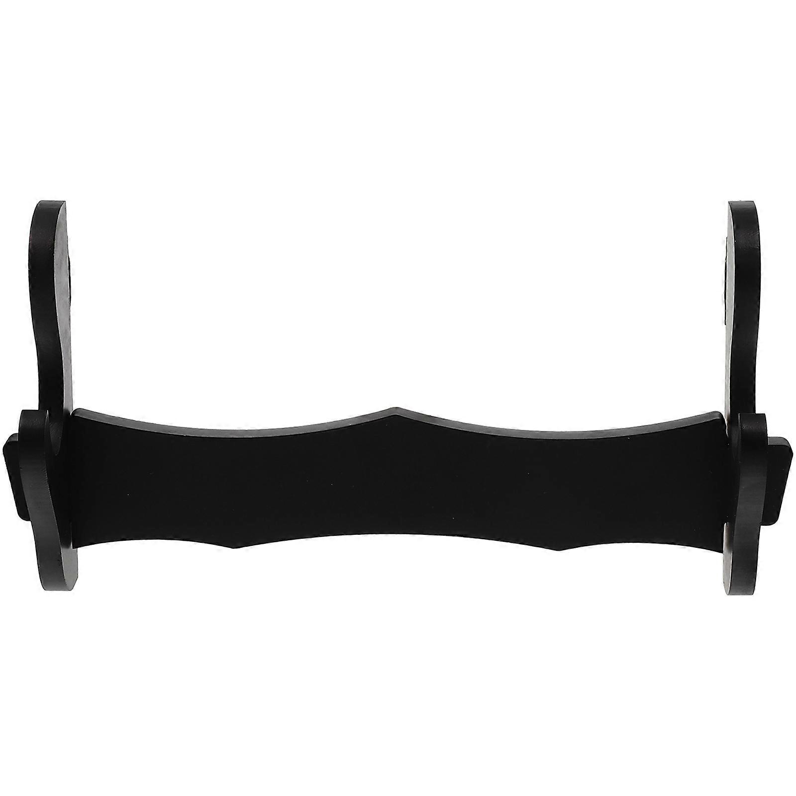 Wall Mounted Wooden Display Rack for Storage 4Pcs Flute Stand