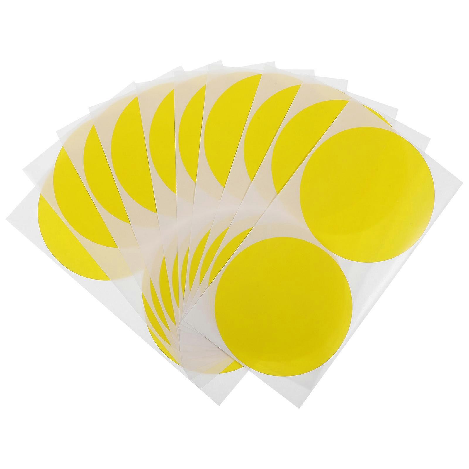 Colored Dots Round Label Stickers for Decoration 10 Sheets Pack