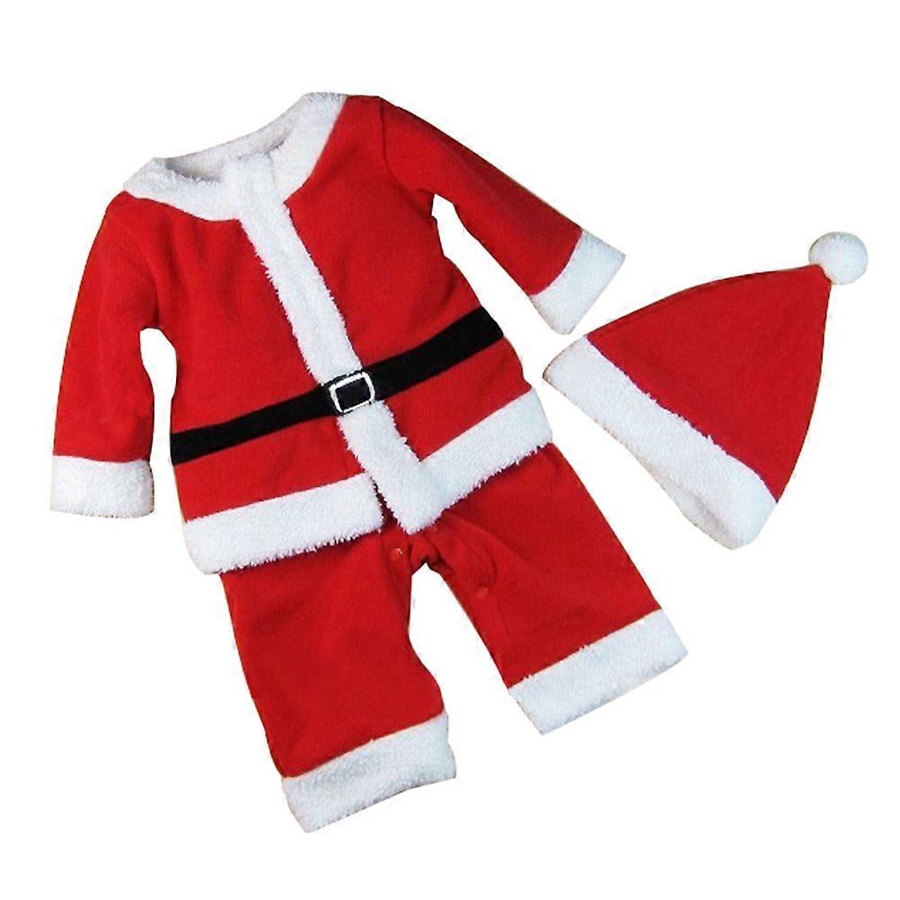 Adorable Newborn Christmas Clothes Set For Baby Boys Featuring Skin-Friendly Fabric Great For Beach Or Playing Outside Size 80cm 1 Set