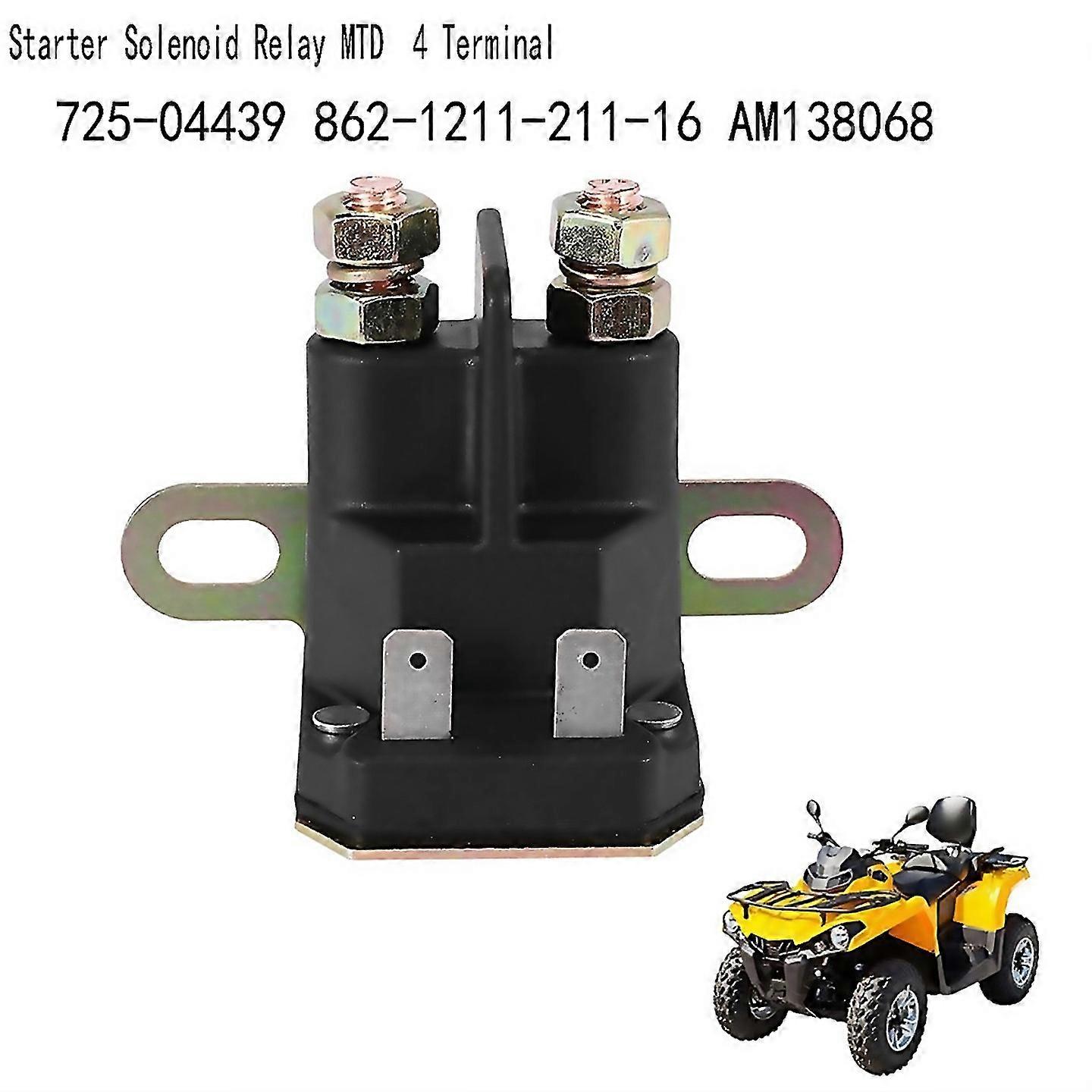 For Solenoid Relay 4 Terminal For Utility Vehicle