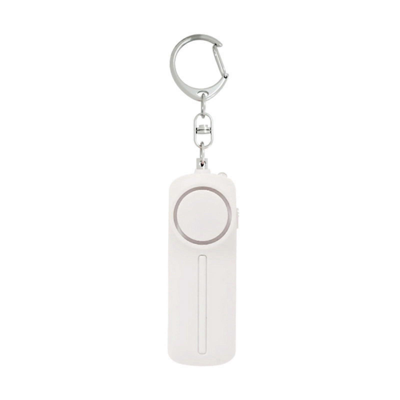 Protection Alert Device Security Alarm Keychain 130dB Safety White Female Gadget