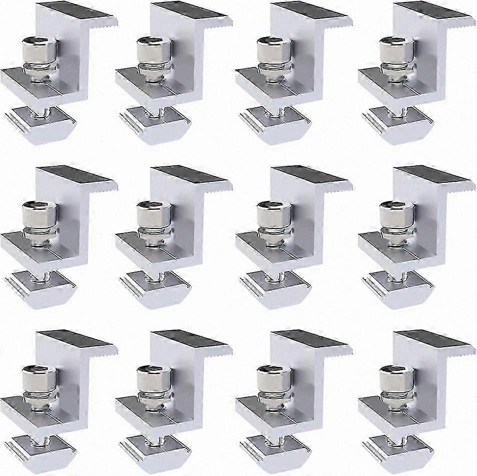 Adjustable Solar Panel Mounting System with Rails, Clamps, and Z-Brackets for PV Installations