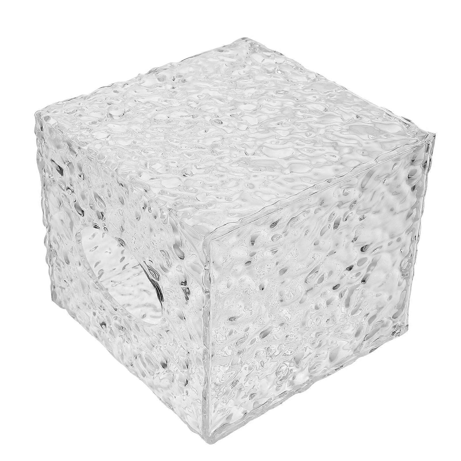3Pcs Acrylic Tissue Box Cover for Storage Clear Napkin Dispenser