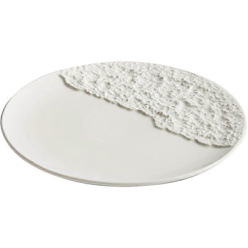 Dessert Plates Ceramic Round Western Style Small Size Pasta Plate