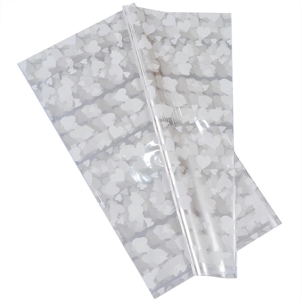 Bouquet Packaging Paper for Gift Wrapping White PP