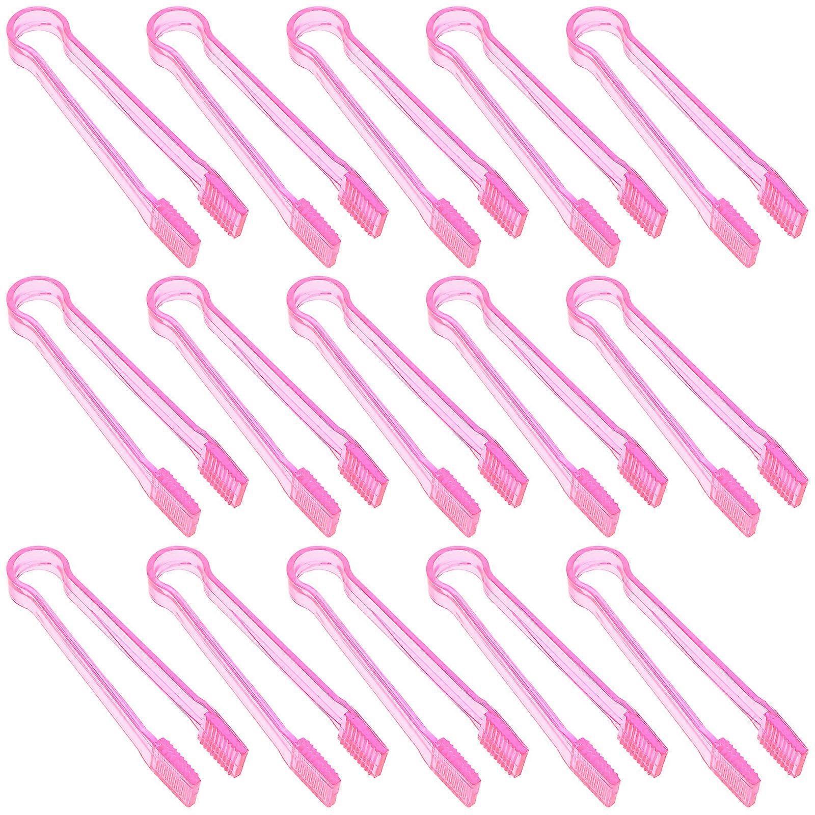 Multipurpose 75 Pcs Serving Food Tongs With Transparent Design Ideal For Events Handling Desserts And Appetizers
