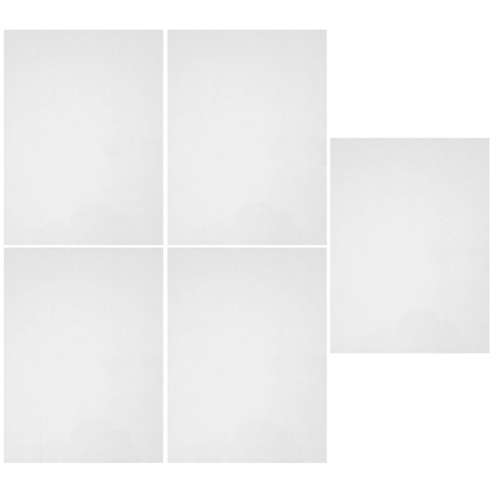 10 Pcs Sturdy Heat Shrink Sheets Crafting Material For DIY Enthusiasts In Silver Designed For Creating Handmade Gifts And Engaging Crafting Sessions