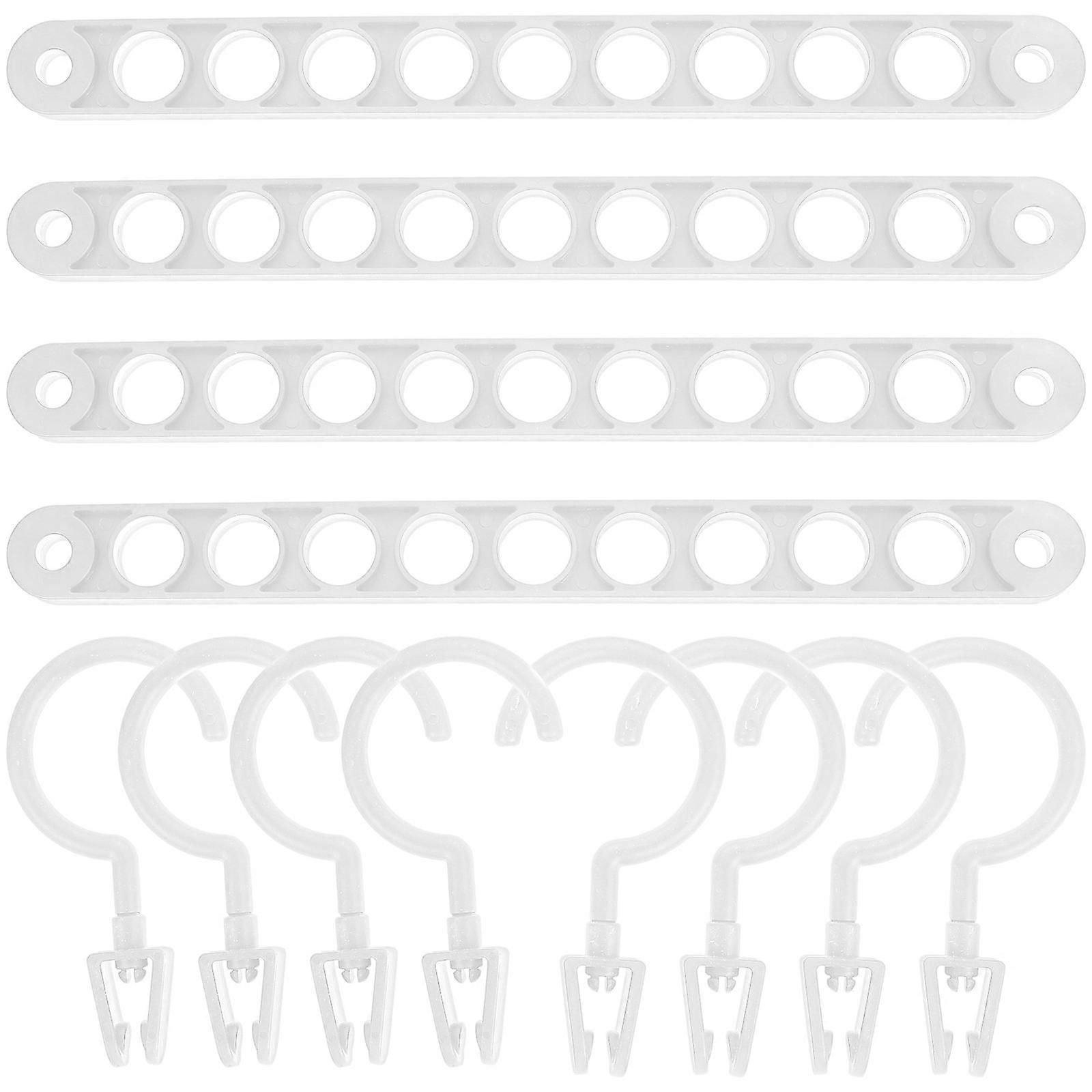 8 Pcs Closet Organizer Hangers For Clothes Storage In College Dorms And Households Made Of PP Material