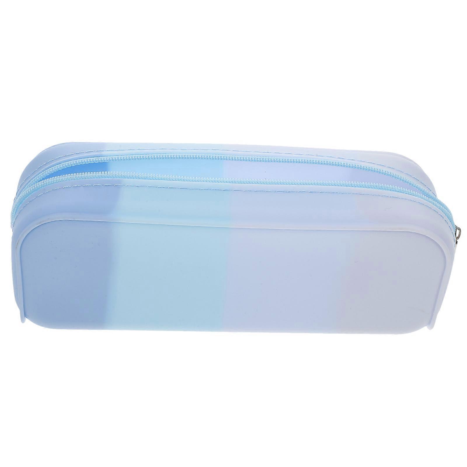 Aesthetic Pencil Case Silicone Pencil Pouch for Storage Use 5Pcs Pack