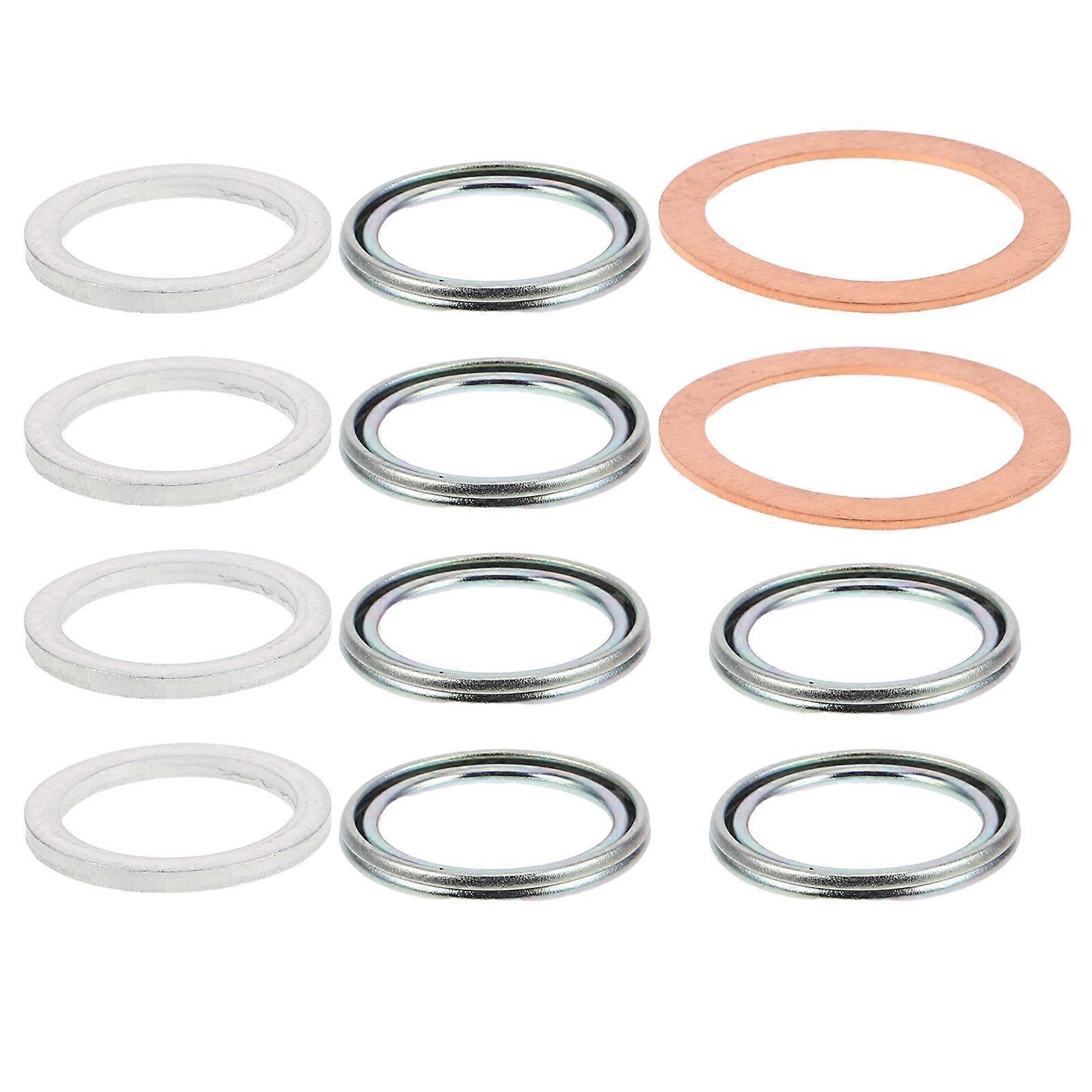 Differential Case Gasket Metal Washer for Differential Maintenance 48Pcs