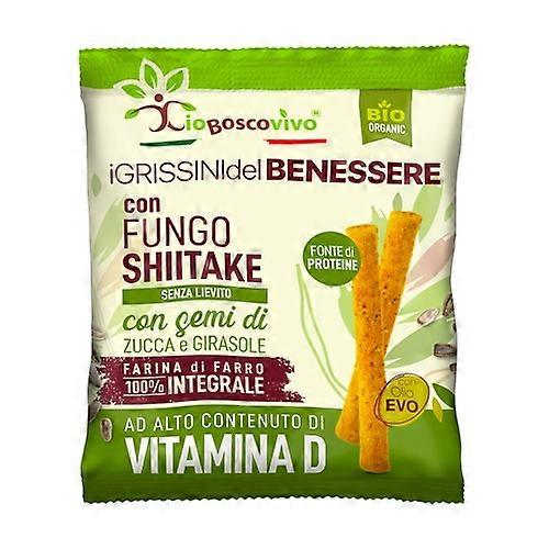 Breadsticks with sunflower and pumpkin seeds and organic shiitake 50 g