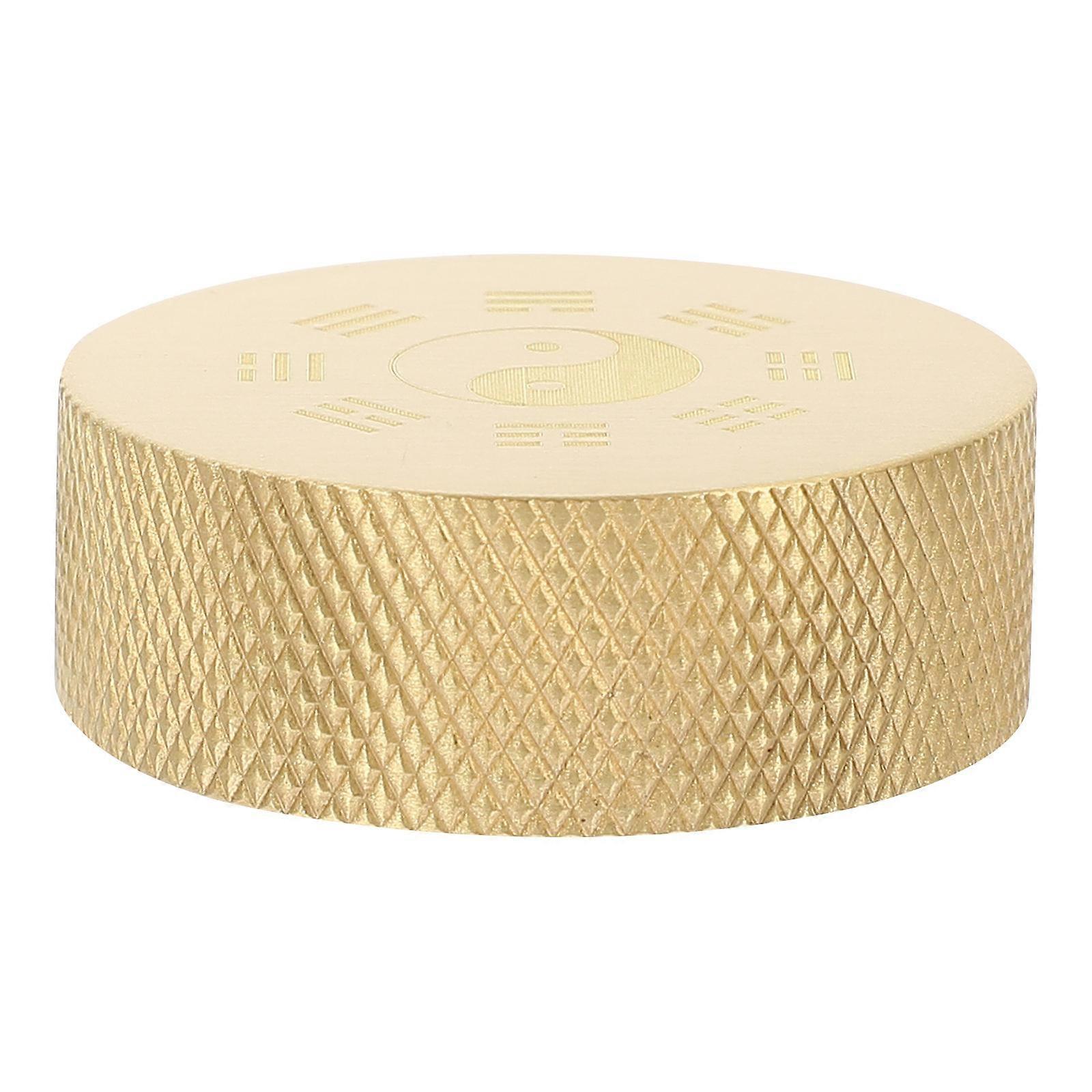 Golden Copper Paperweight for Calligraphy Practice 5Pcs Desk Accessory