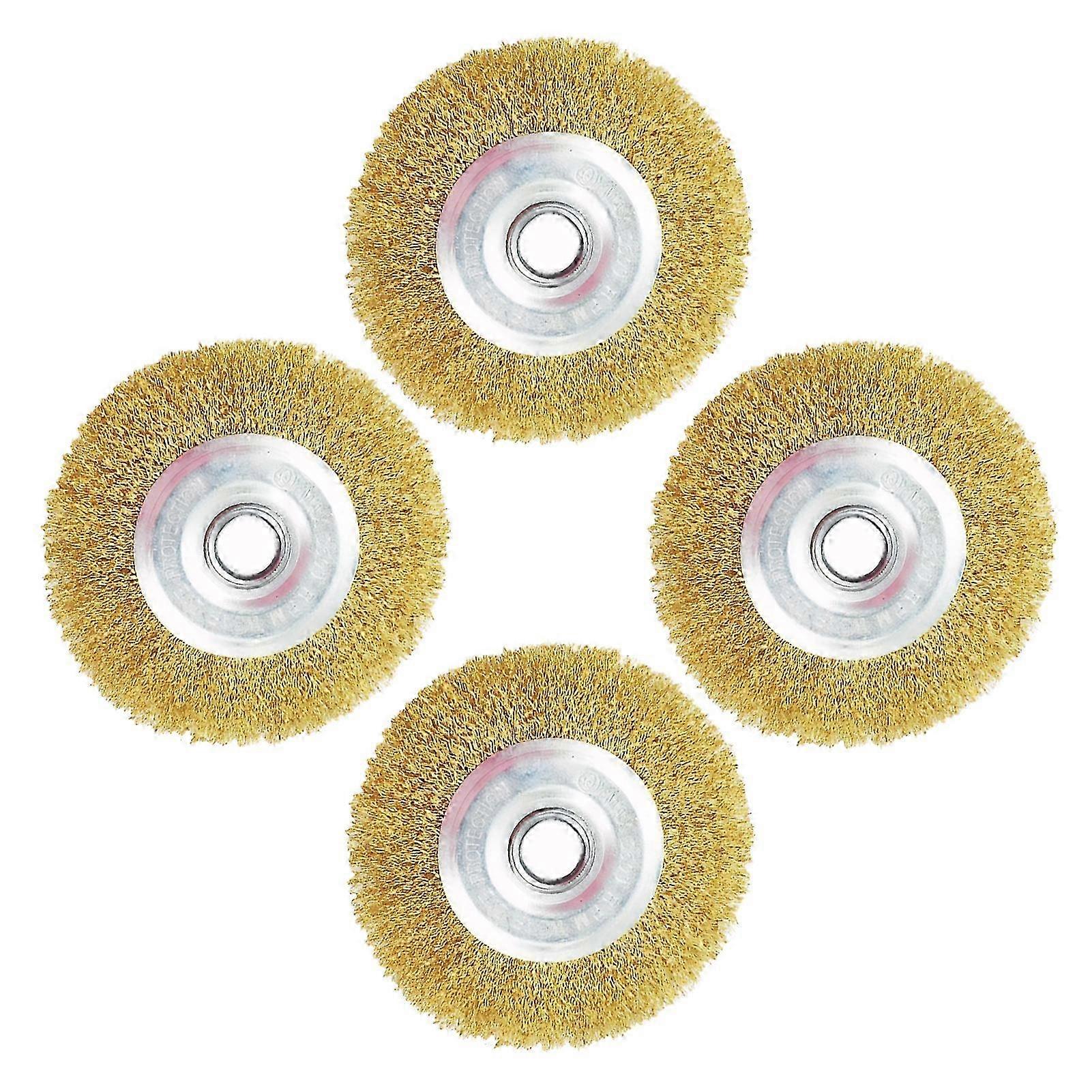 4-Piece Precision Electric Metal Rust Removal Brush with Multibrush for Professional Cleaning