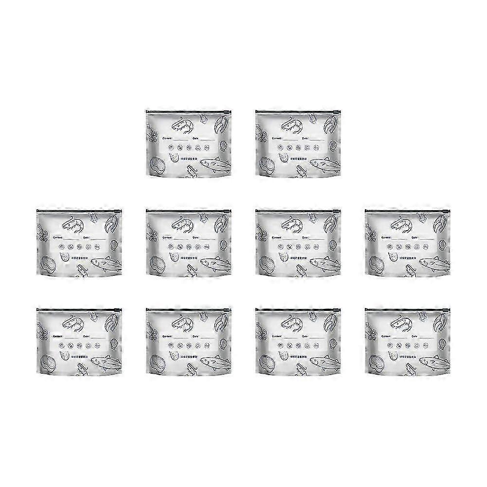 Aluminum Foil Antibacterial And Fresh-Keeping Frozens Zipper Self Sealing Bag