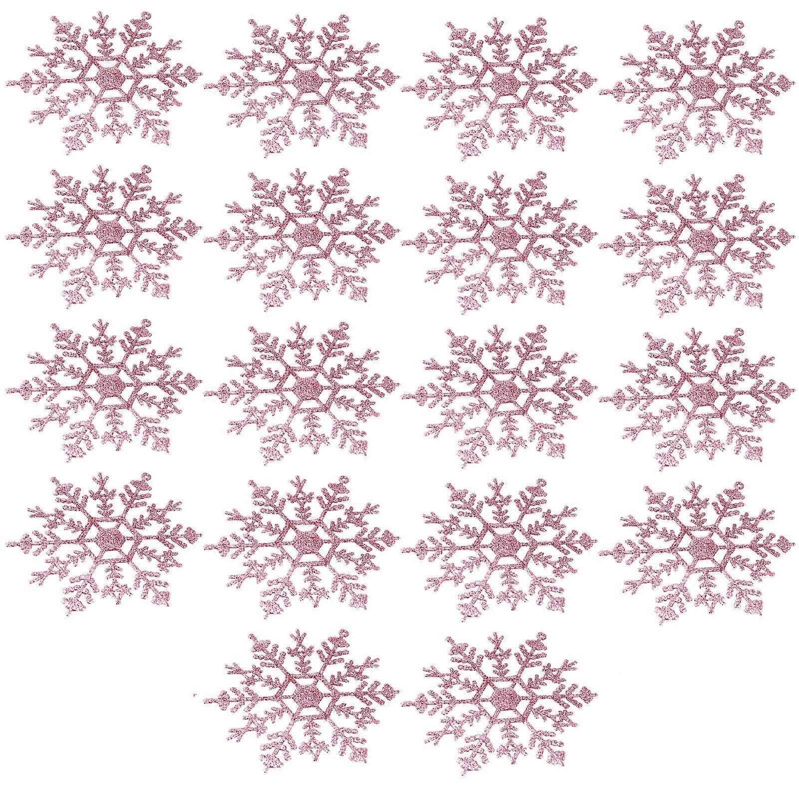 36 Pcs Christmas Snowflake Decors For Festive Atmosphere Creation On Tree Wall And Furniture Decoration