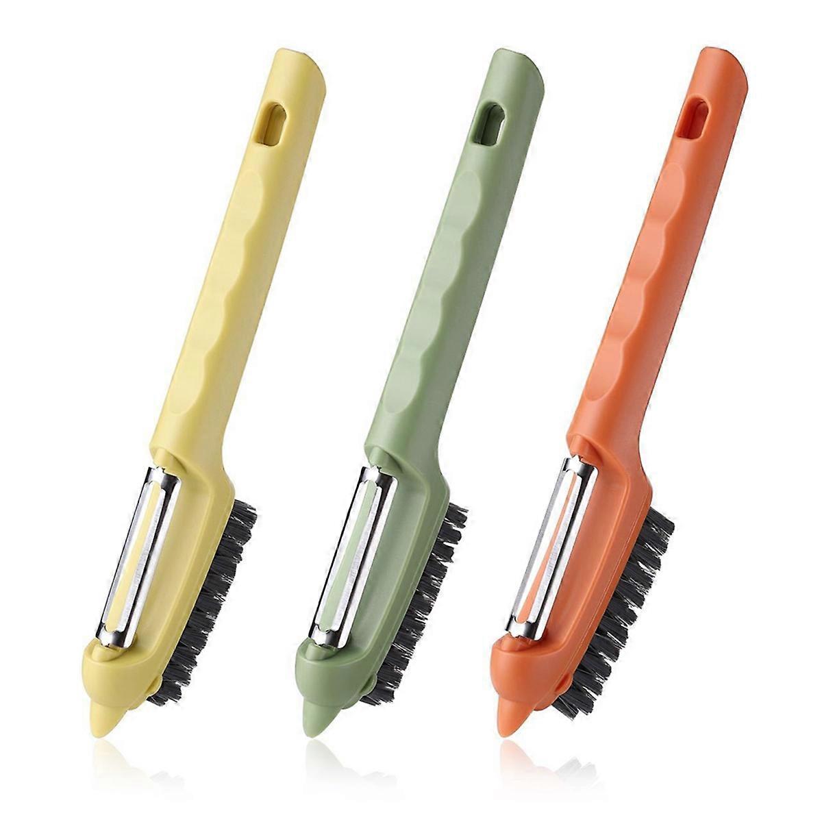 Vegetable Washing Brush Peeler and Brush Efficient Food Tool
