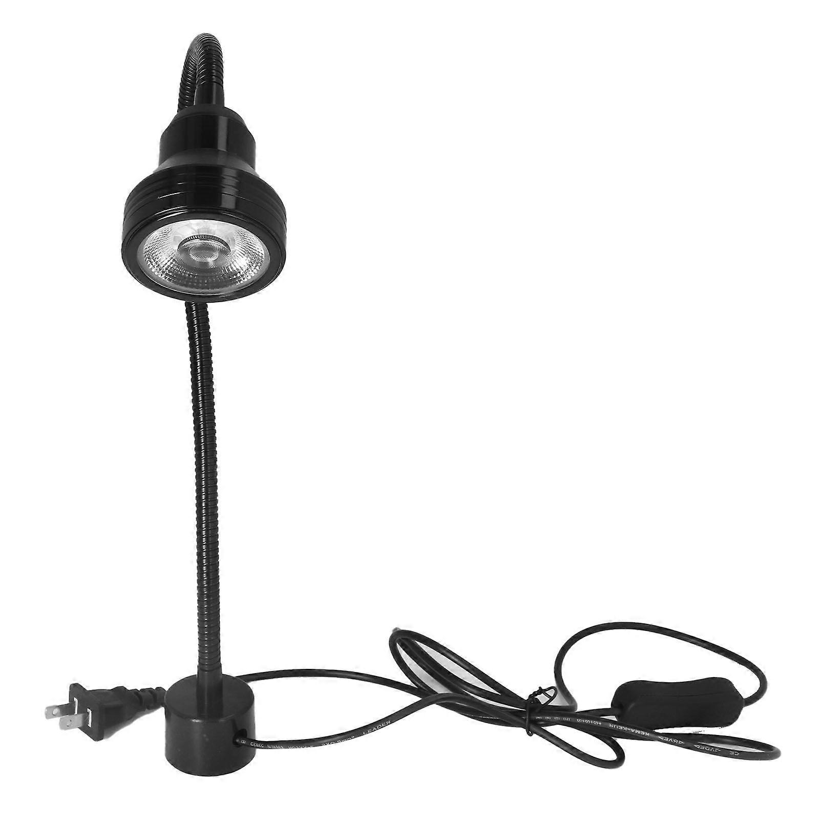 Magnetic Work Light 7W LEDs Flexible Gooseneck Plug Magnetic Base Metal Work Bench Lamp for CNC