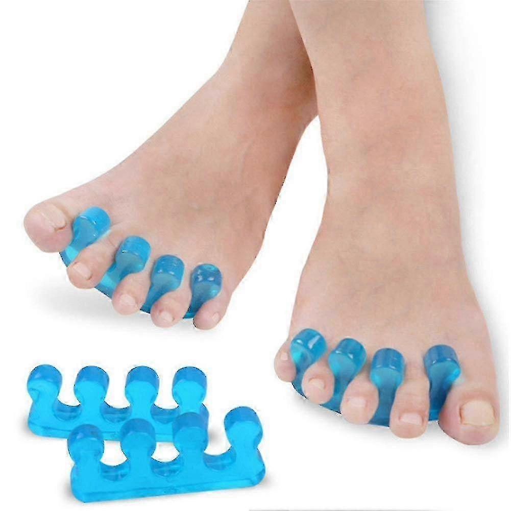 Toe Separators Silicone Hammer Toe Correctors Silicone Hammer Toe Corrector Toe Separators Hallux Valgus (Transparent*2)