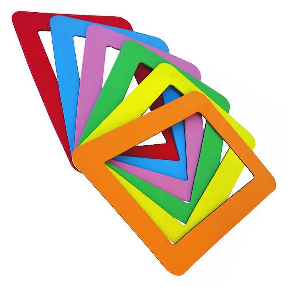 Refrigerator Photo Stickers Magnetic Picture Frame for 6Pcs Photo Holder